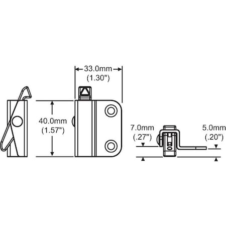 Strybuc SINGLE ACTION REVERSE RETRO 50-1356XDBORBZ